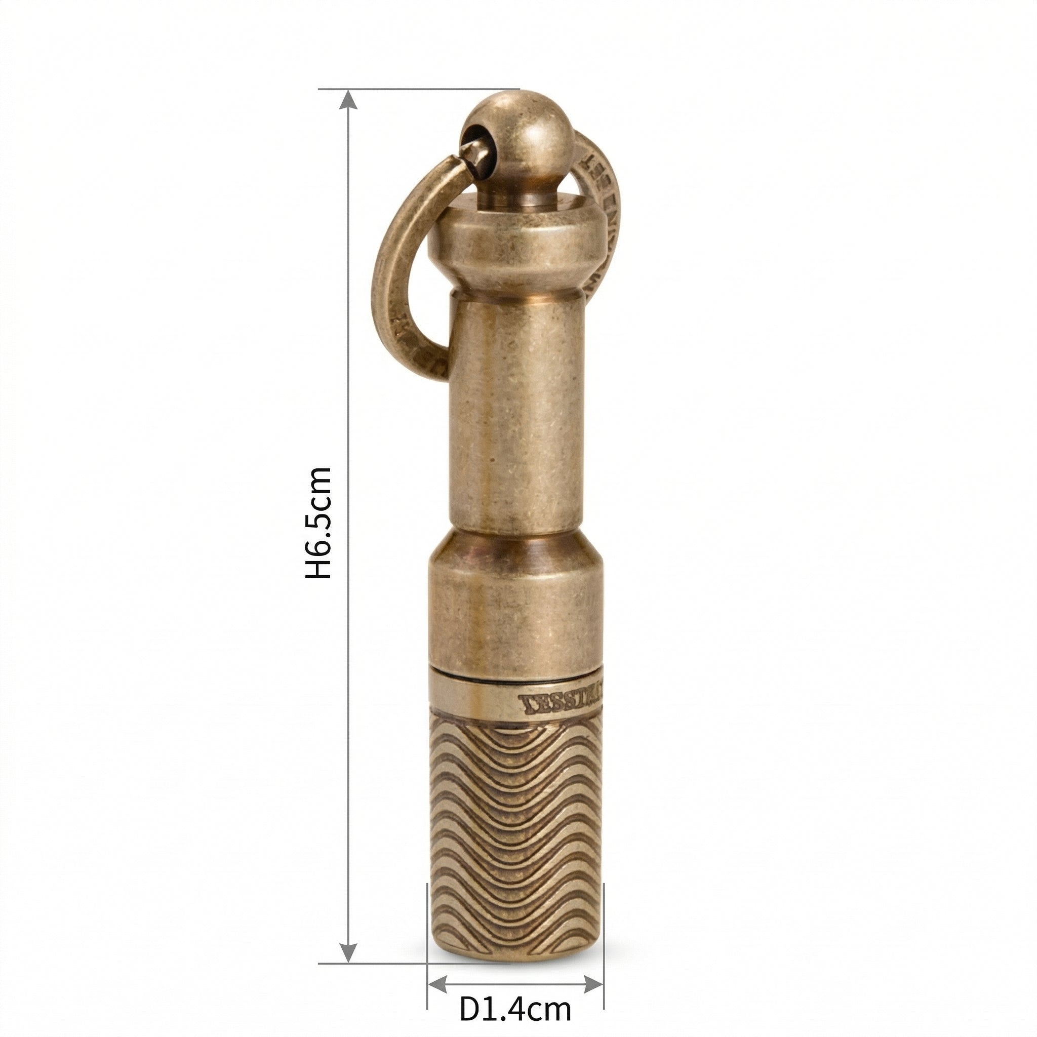 Solid Copper Punch Cutter - Keychain Cigar Punch